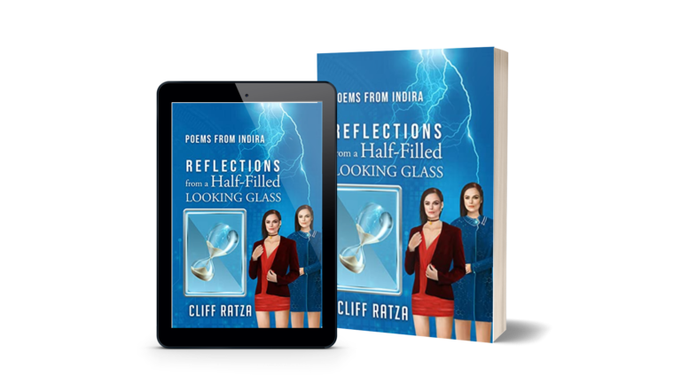 Book of poems called Reflections from a Half-Filled Looking Glass